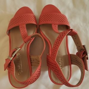 Womens Size 4 Orange Sandals